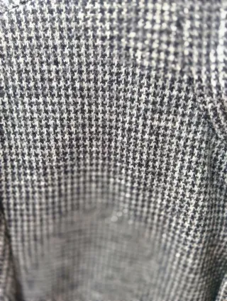 Abrigo paño Zara pata de gallo