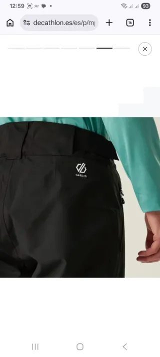 Pantalón esquí hombre Dare 2b Talla XXL