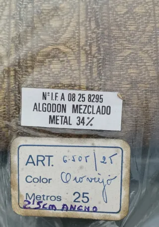 Pasamanería Galón Marrón y Dorado