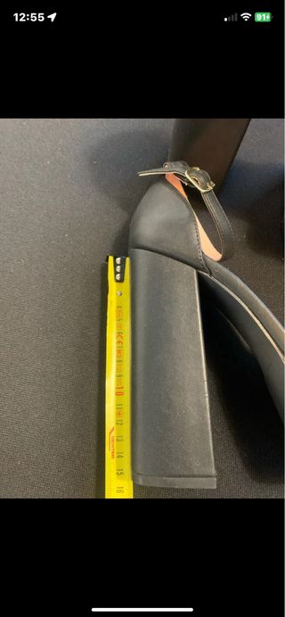 Scarpe con tacco e plateau 38