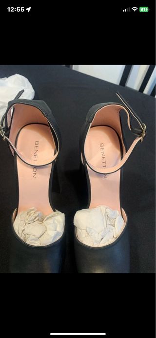 Scarpe con tacco e plateau 38