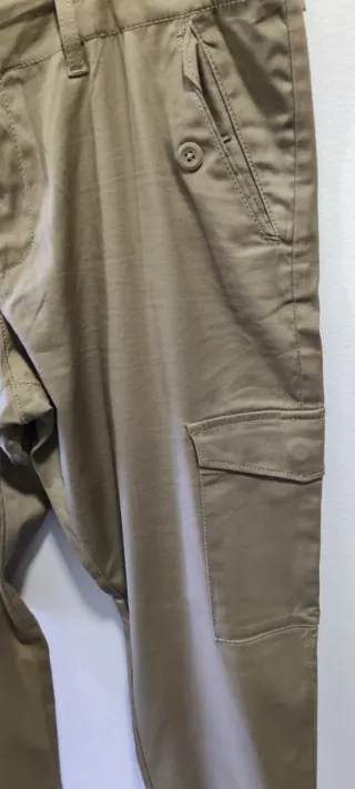 Pantalones Cargo Beige Mujer Polo Jeans