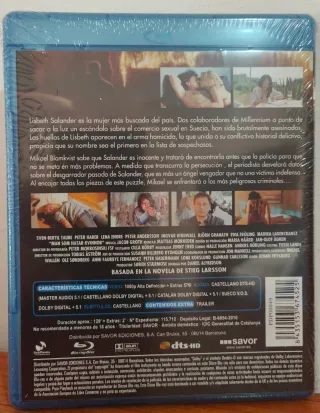 Trilogía Películas Millennium Blu-ray Nuevas