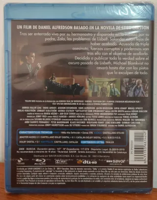 Trilogía Películas Millennium Blu-ray Nuevas
