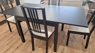 Mesa comedor extensible 90x90 a 170x90