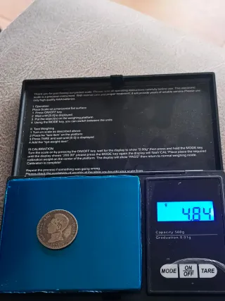 1 Peseta Alfonso XII 1905