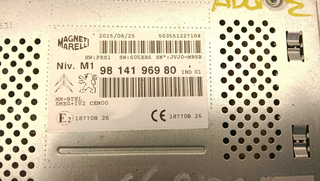 SISTEMA AUDIO / RADIO CD CITROEN DS4 BH01 9814196