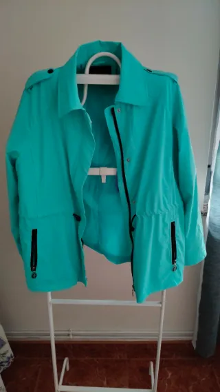 Chaqueta mujer talla 50 color turquesa