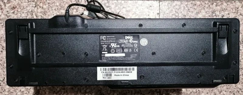 Teclado USB Dell Negro afbeelding 2