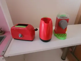 Juego Tostador y Cafetera Juguete