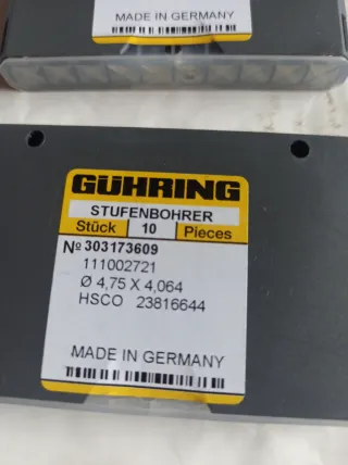 Lote 40 Brocas Escalonadas GUHRING