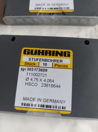 Lote 40 Brocas Escalonadas GUHRING