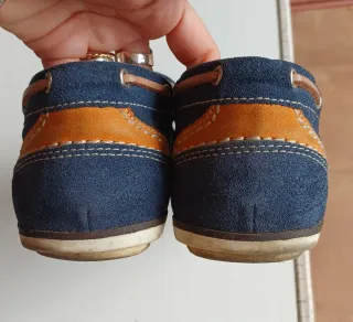 Mocasines náuticos azules