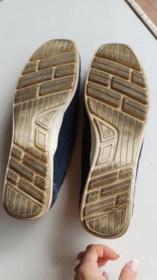 Mocasines náuticos azules