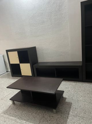 Mueble modular comedor y mesa centro