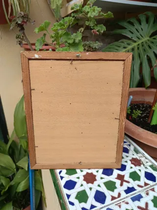 Cuadro Antiguo Flores