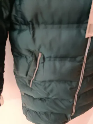 Chaqueta niña verde invierno 140 centímetros