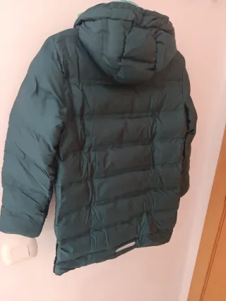 Chaqueta niña verde invierno 140 centímetros