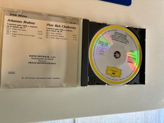 CD Música Clásica Oistrakh Brahms Tchaikovsky