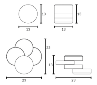 Rexite 900 Multiplor blu, vintage
