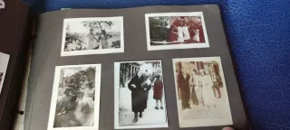 Álbum de fotos vintage años 70