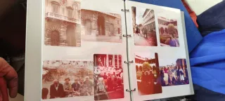 Álbum de fotos vintage años 70