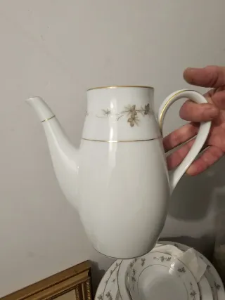 Vajilla Porcelana 200 Piezas Dorada