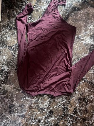 Body Stradivarius Manga Larga Morado