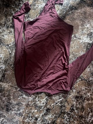 Body Stradivarius Manga Larga Morado