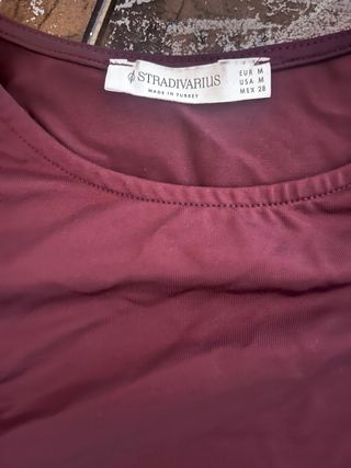 Body Stradivarius Manga Larga Morado