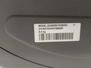 Secadora Samsung 8kg Heatpump