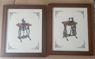 Cuadros Punto de Cruz Máquinas de Coser