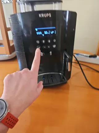 Cafetera Krups Superautomática Negra