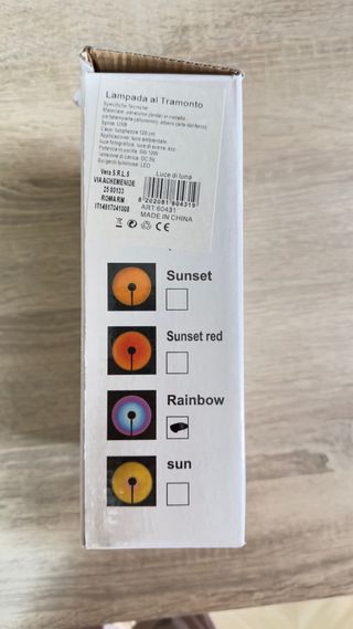 Lámpara de Sol Q07, nuevo en su caja sin estrenar