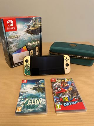 NINTENDO SWITCH OLED - EDICION ZELDA PACK