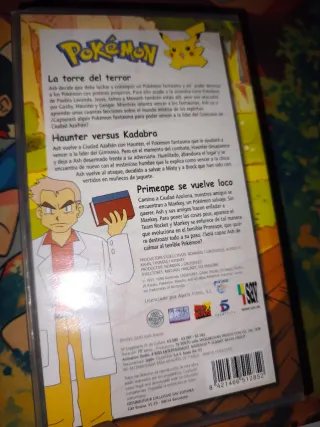 Película Pokémon VHS numerada CON MANUAL