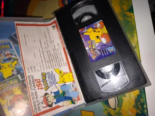 Película Pokémon VHS numerada CON MANUAL