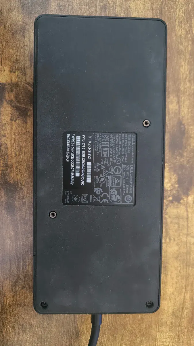 Dock Dell WD19 180W Thunderbolt 3 afbeelding 2