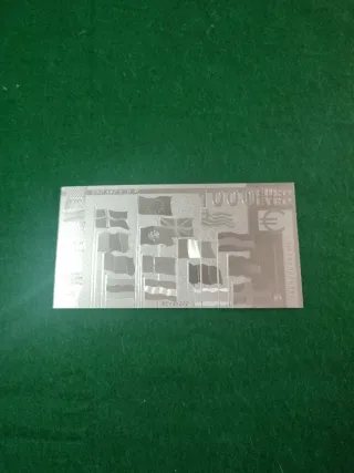 Mil Pesetas Europa Plata