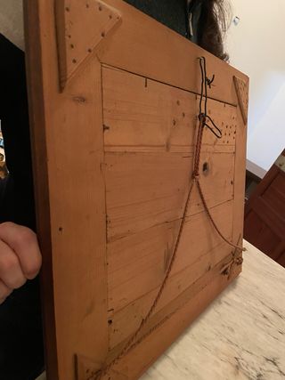 Espejo antiguo de madera