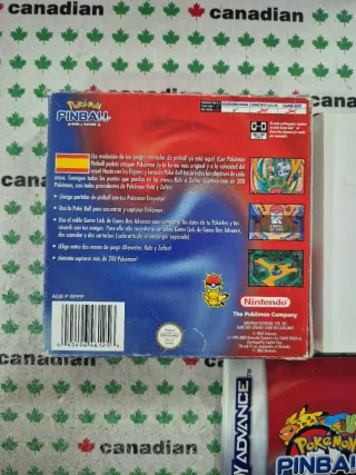 Pokemon Pinball Ruby & Zafiro Game Boy Advance