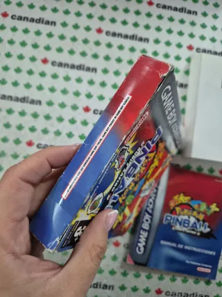 Pokemon Pinball Ruby & Zafiro Game Boy Advance