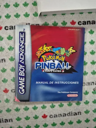 Pokemon Pinball Ruby & Zafiro Game Boy Advance
