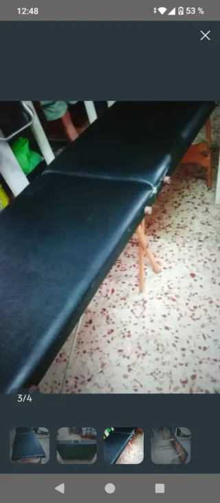 Camilla de masaje plegable