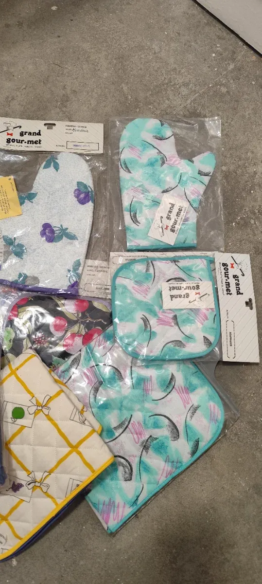 PACK: Manteles, manoplas y trapos de cocina