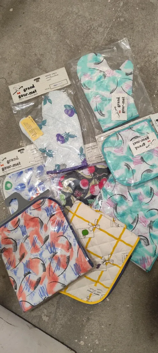 PACK: Manteles, manoplas y trapos de cocina