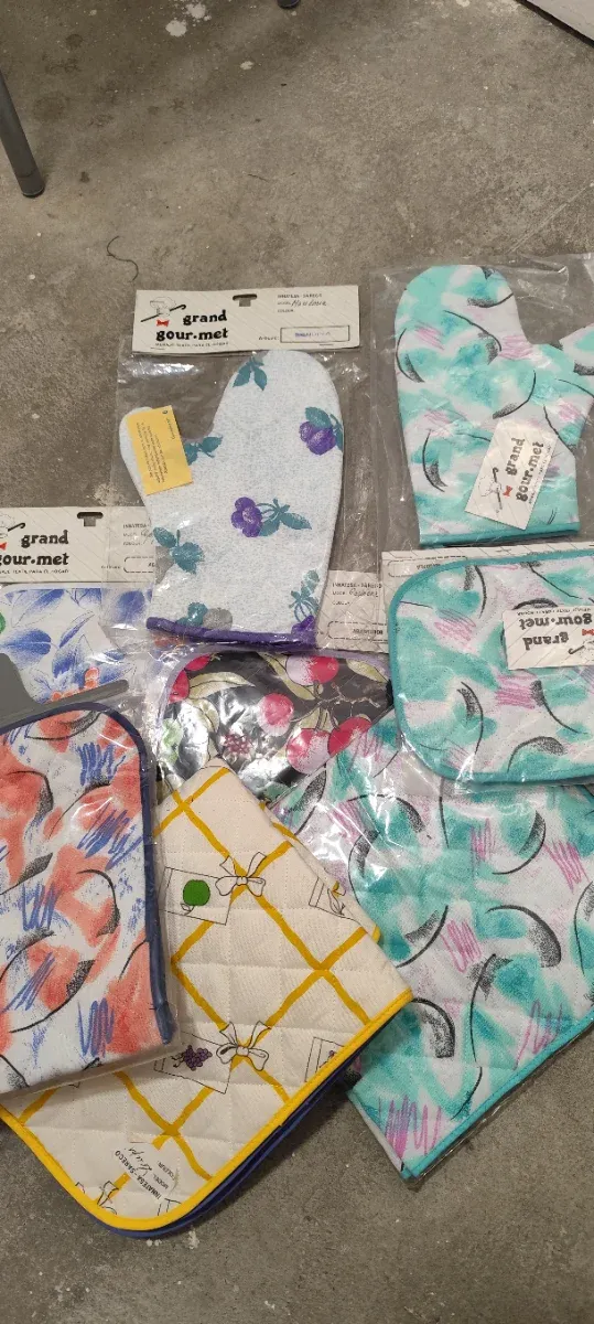 PACK: Manteles, manoplas y trapos de cocina