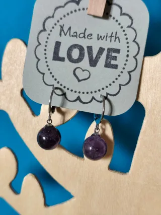 Lote pendientes piedras naturales