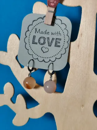 Lote pendientes piedras naturales