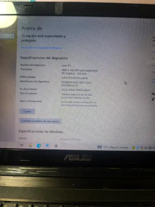 Portátil ASUS A53B Plata y Negro